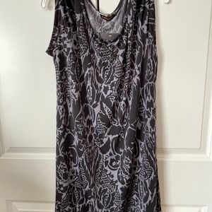 Charcoal Cap Sleeve Tunic/Dress, Size XL.